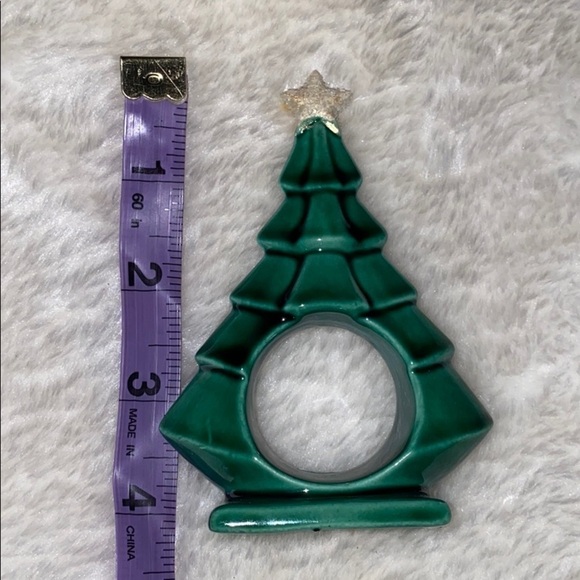 Vintage Ceramic  Christmas Tree Napkin Holder decor - Picture 2 of 6